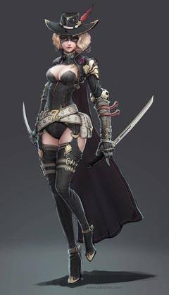 動漫游戲女騎士角色壁紙藝術(shù)鑒賞